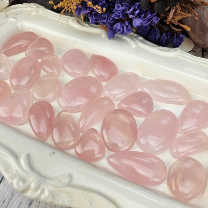 Rose Quartz Cabochons