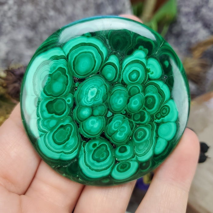 Malachite Cabochon, 19