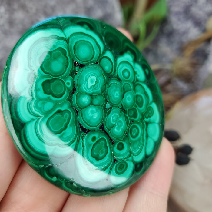 Malachite Cabochon, 19