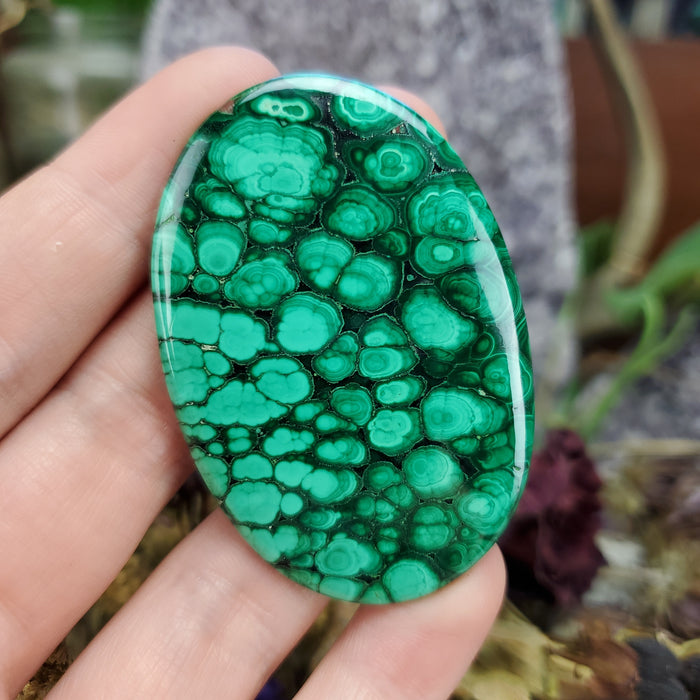 Malachite Cabochon, 1