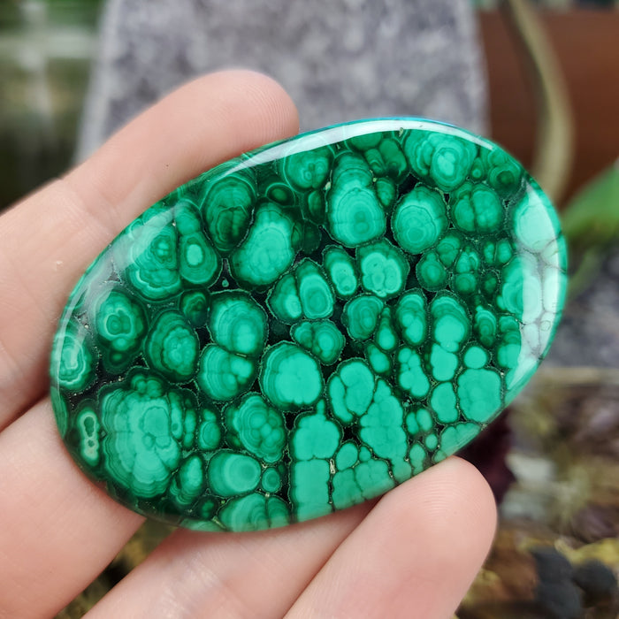 Malachite Cabochon, 1