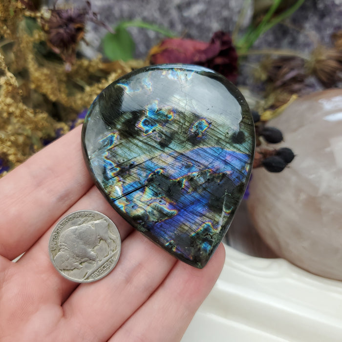 Purple Labradorite Cabochon, 1