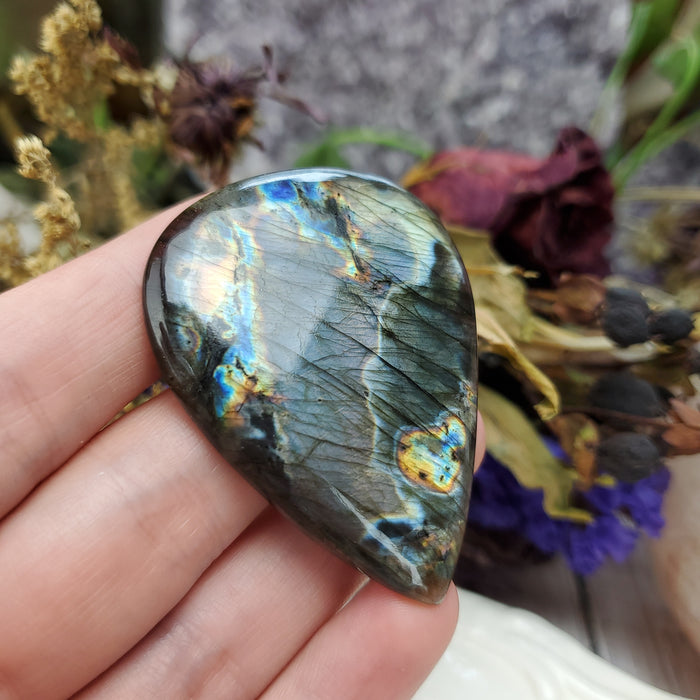 Purple Labradorite Cabochon, 4