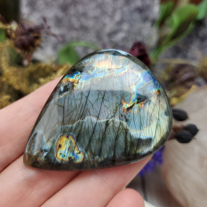 Purple Labradorite Cabochon, 4