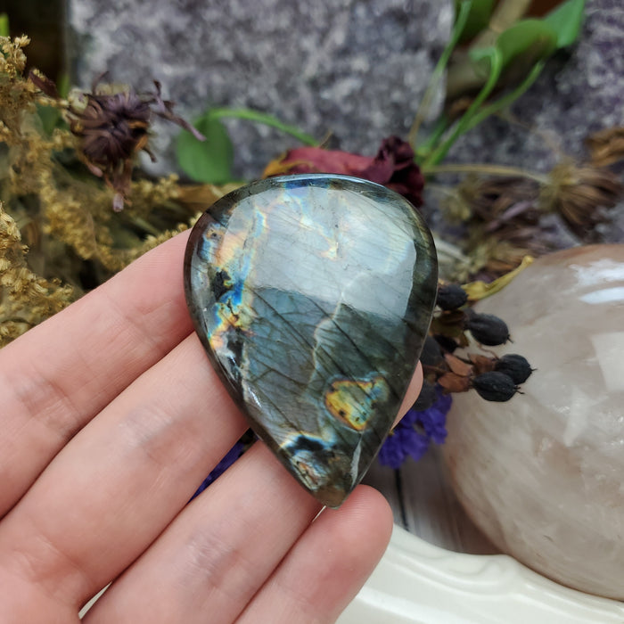 Purple Labradorite Cabochon, 4