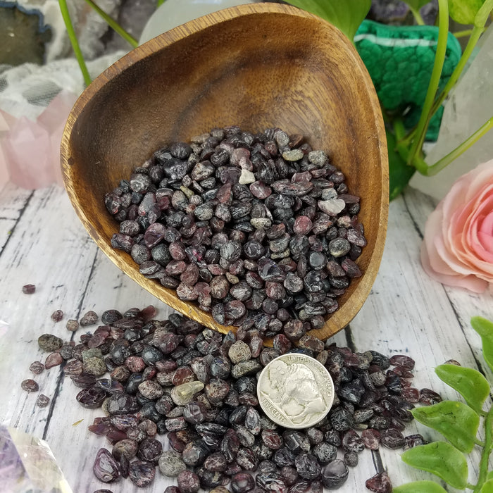 Garnet Chips, 50 grams