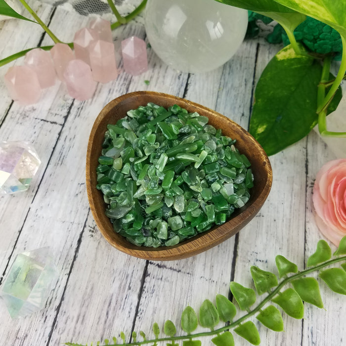 Green Jade Chips, 50 gram bags