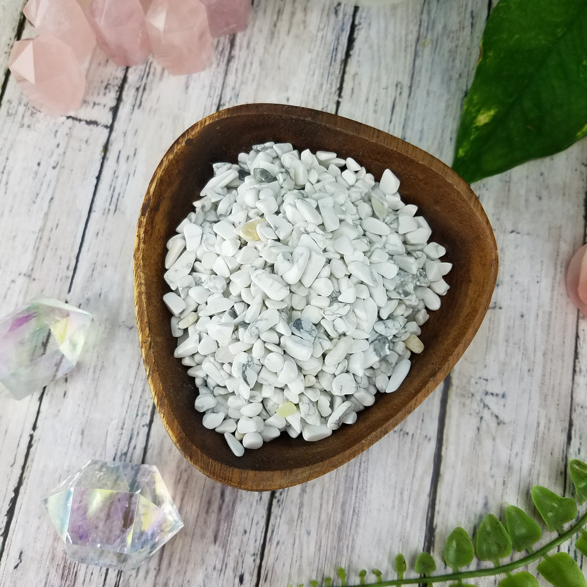 Howlite Chips, 50 gram bags — Zandysjewelrysupply