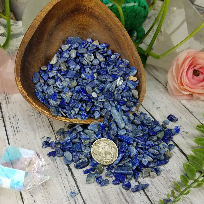 Lapis Lazuli Chips, 50 gram bags