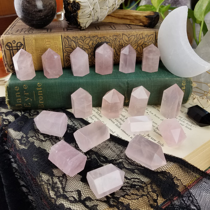 Rose Quartz Points, small