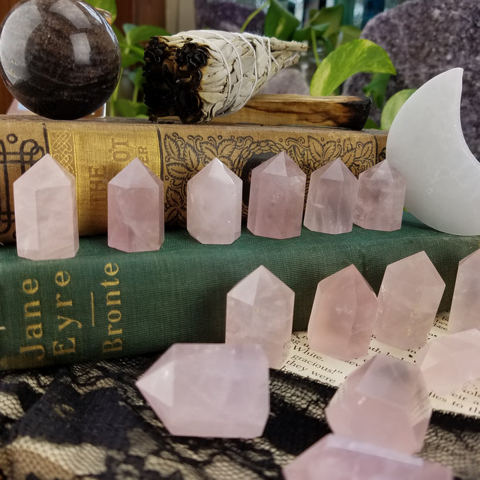 Rose Quartz Points, small