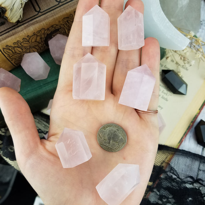 Rose Quartz Points, small