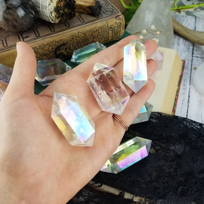 Double Terminated Angel Aura Quartz