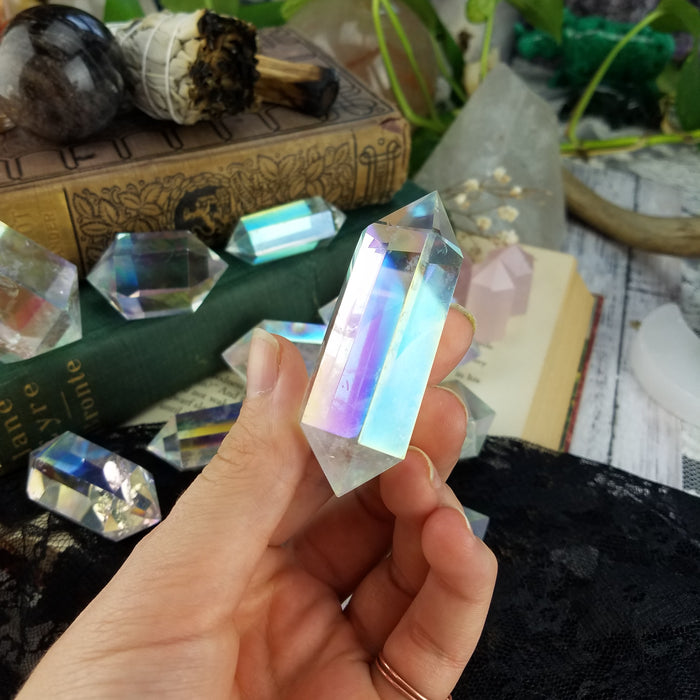 Double Terminated Angel Aura Quartz