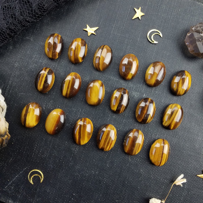 Tiger's Eye Cabochons, 10x14