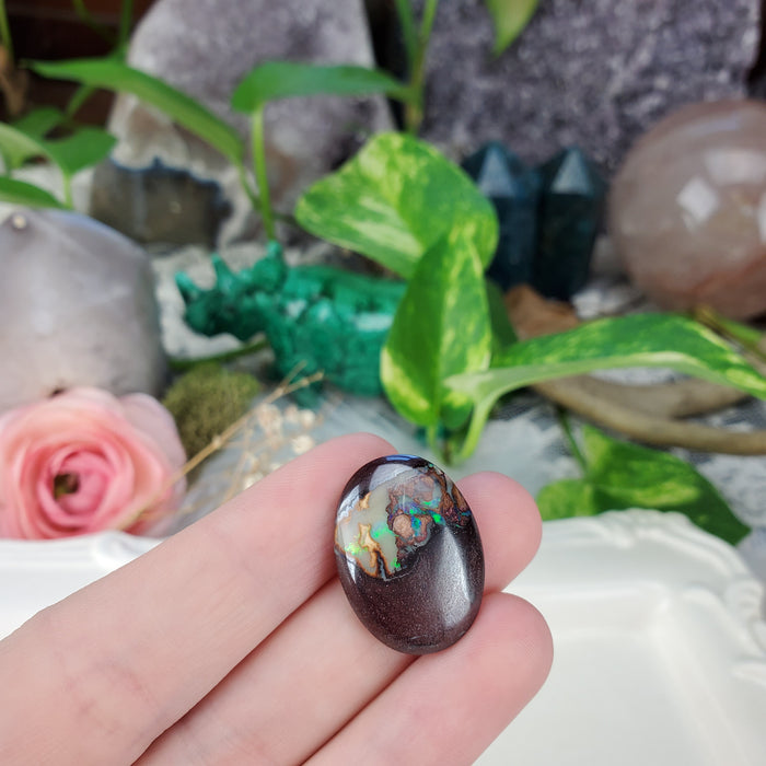 Koroit Boulder Opal Cabochons, Set 2