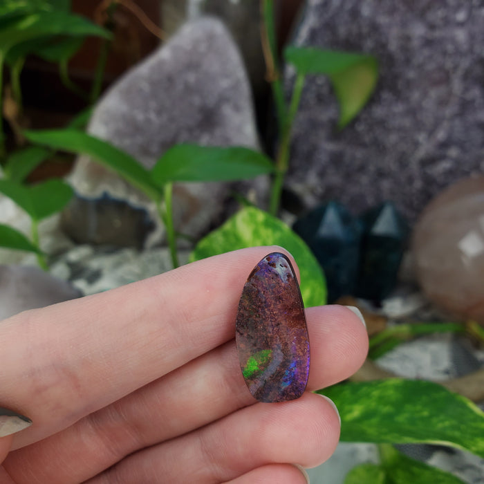 Koroit Boulder Opal Cabochons, Set 3