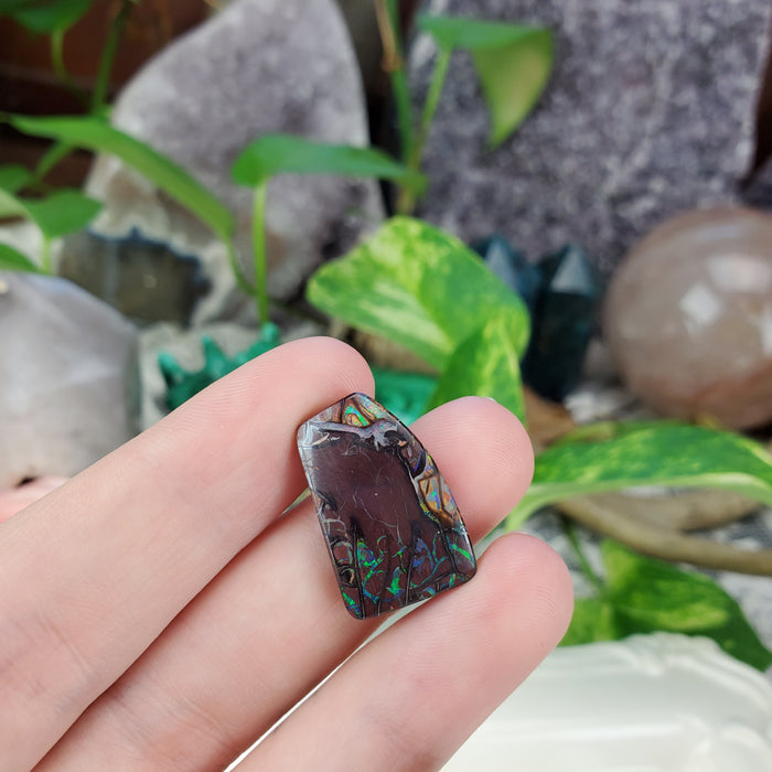 Koroit Boulder Opal Cabochons, Set 6