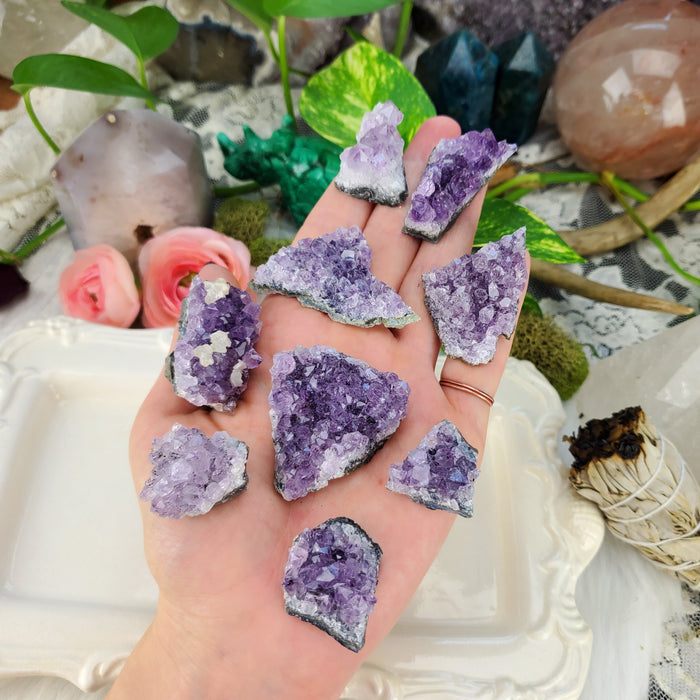 Uruguay Amethyst Clusters, small