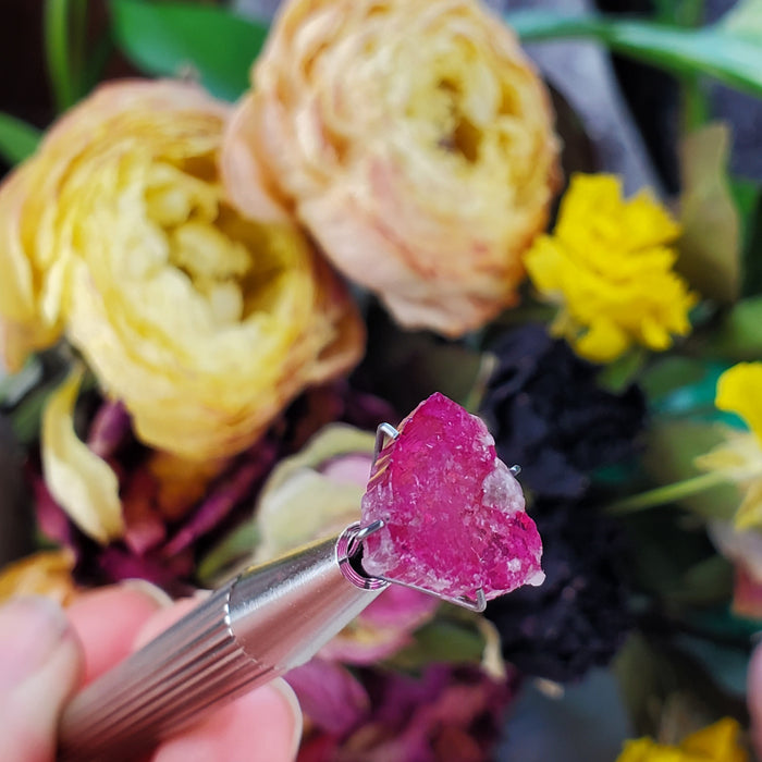 Fuchsia Tourmaline Slices, small