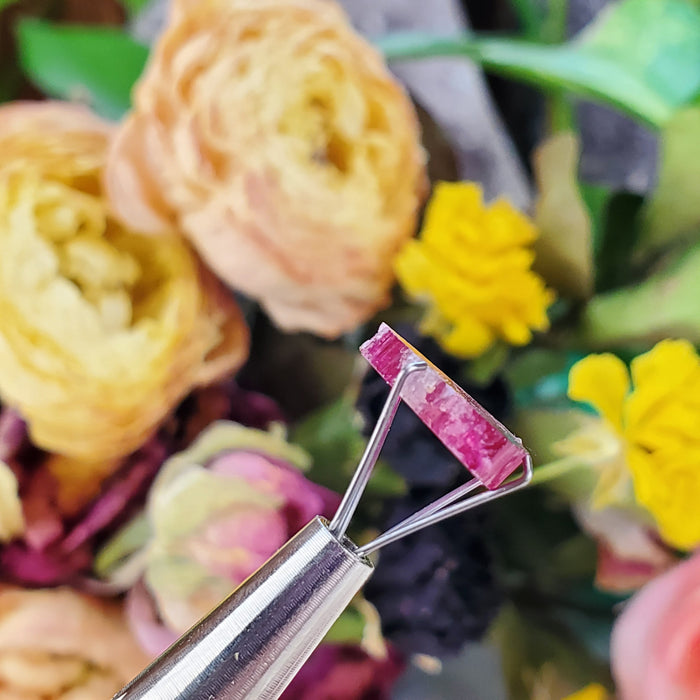 Fuchsia Tourmaline Slices, small