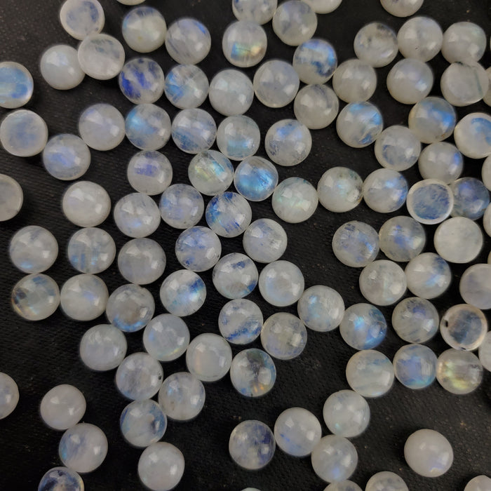 Moonstone Round Cabochons, 10mm