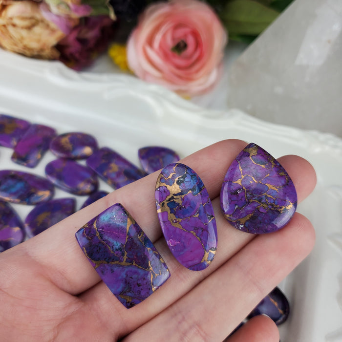 Purple Mojave Turquoise Cabochons