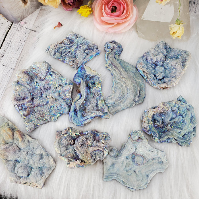 Aura Chalcedony Roses, Extra Large