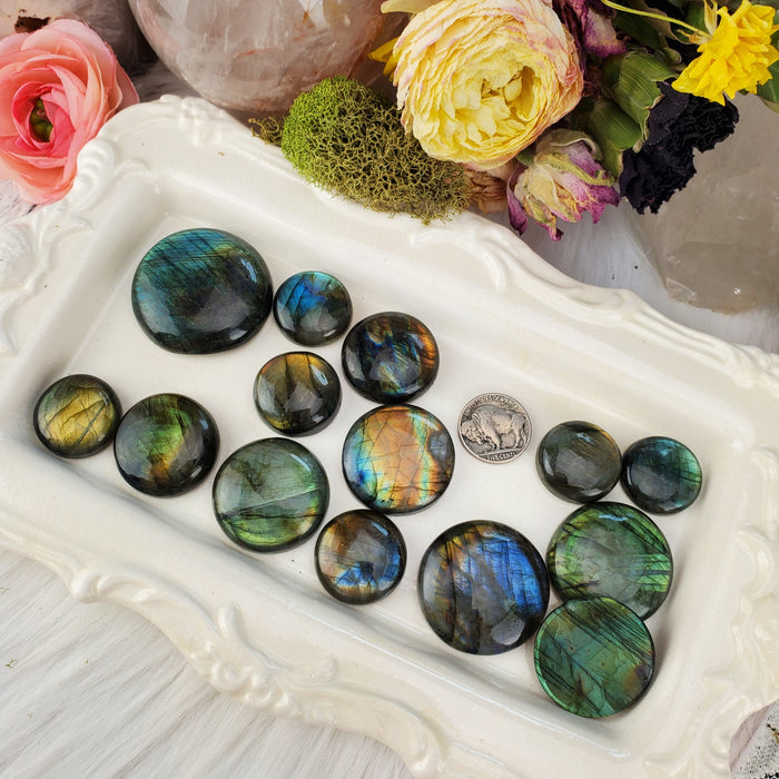 Labradorite Round Cabochons