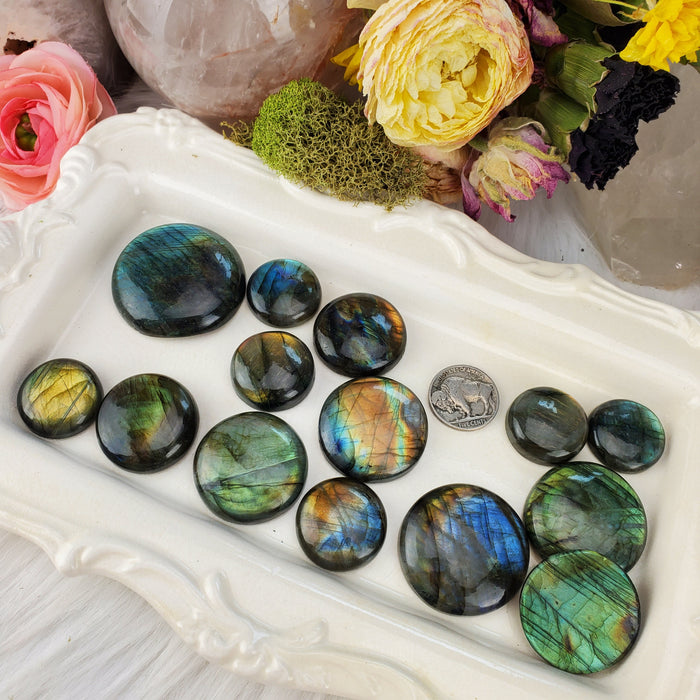 Labradorite Round Cabochons