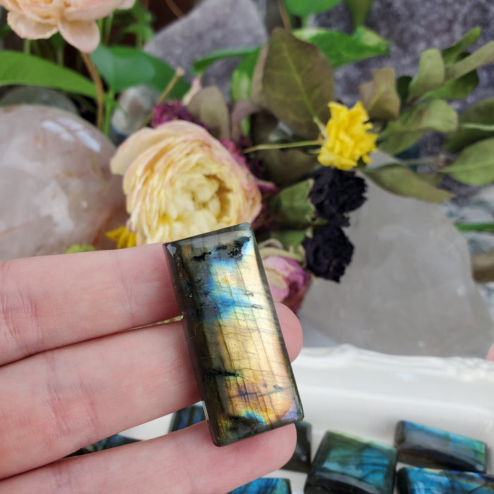 Labradorite Square/Rectangle Cabochons