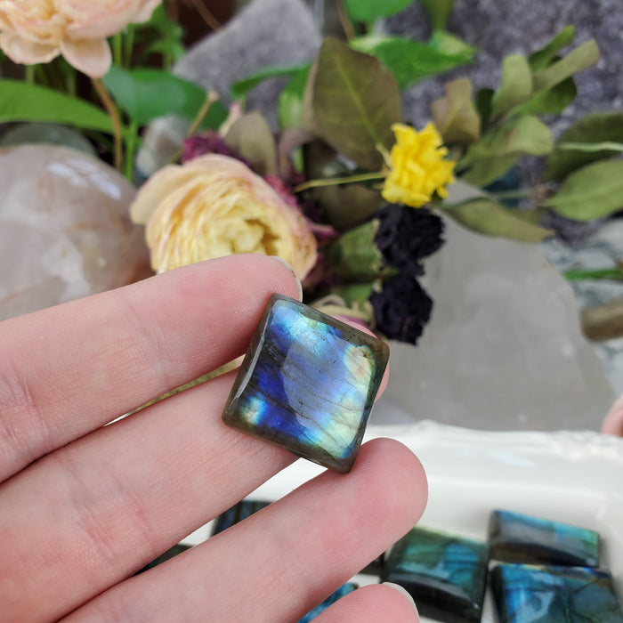 Labradorite Square/Rectangle Cabochons