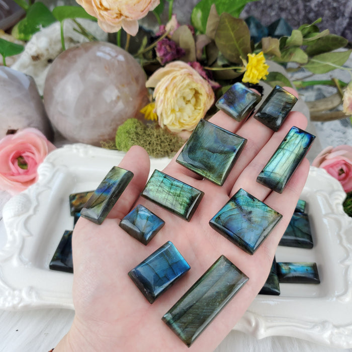 Labradorite Square/Rectangle Cabochons