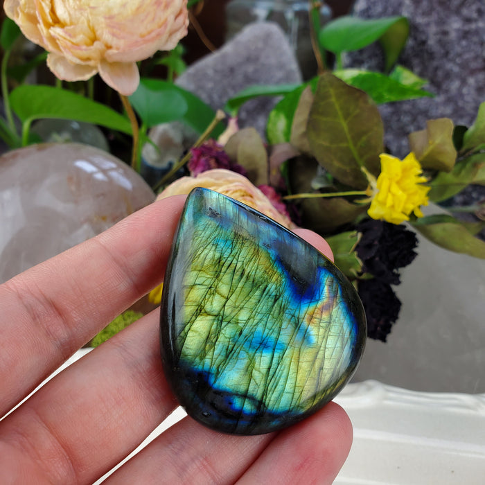 Labradorite Teardrop Cabochons