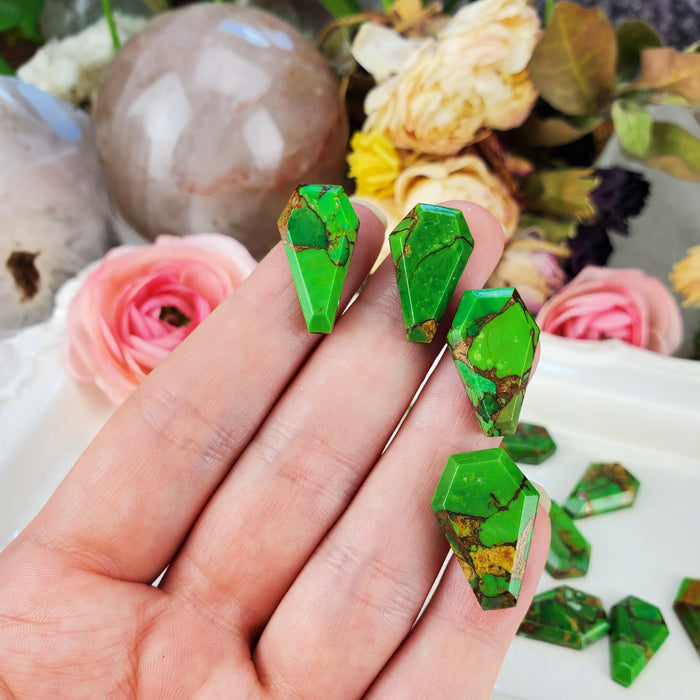 Green Mojave Turquoise Coffins