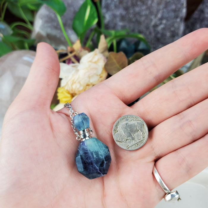 Crystal Perfume Bottles, Fluorite