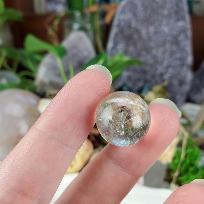 Golden Rutile Quartz Spheres