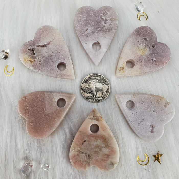 Pink Amethyst Planchettes