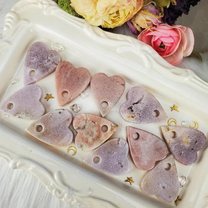 Pink Amethyst Planchettes