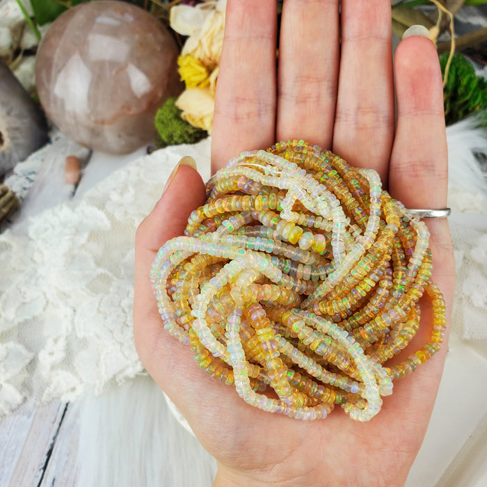 Ethiopian Opal Bead Strands