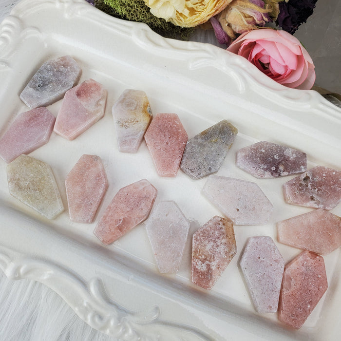 Pink Amethyst Coffins