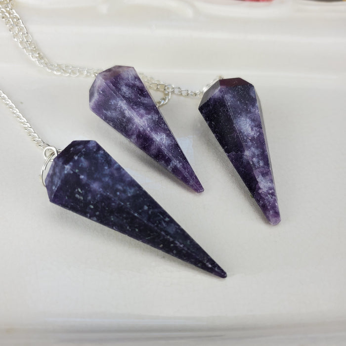 Lepidolite Pendulums