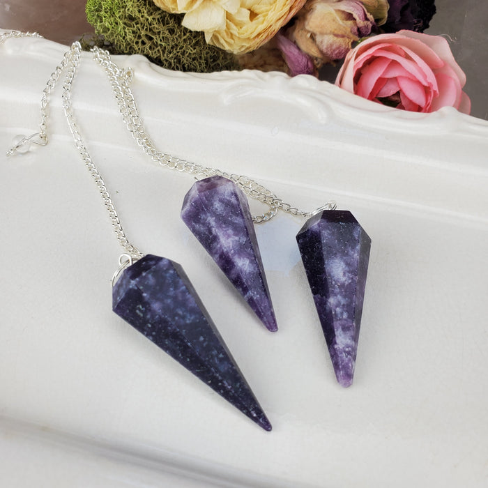 Lepidolite Pendulums