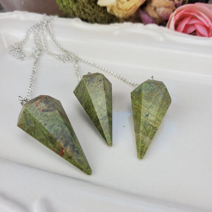 Unakite Pendulums