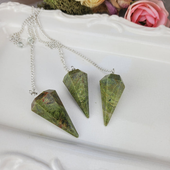 Unakite Pendulums