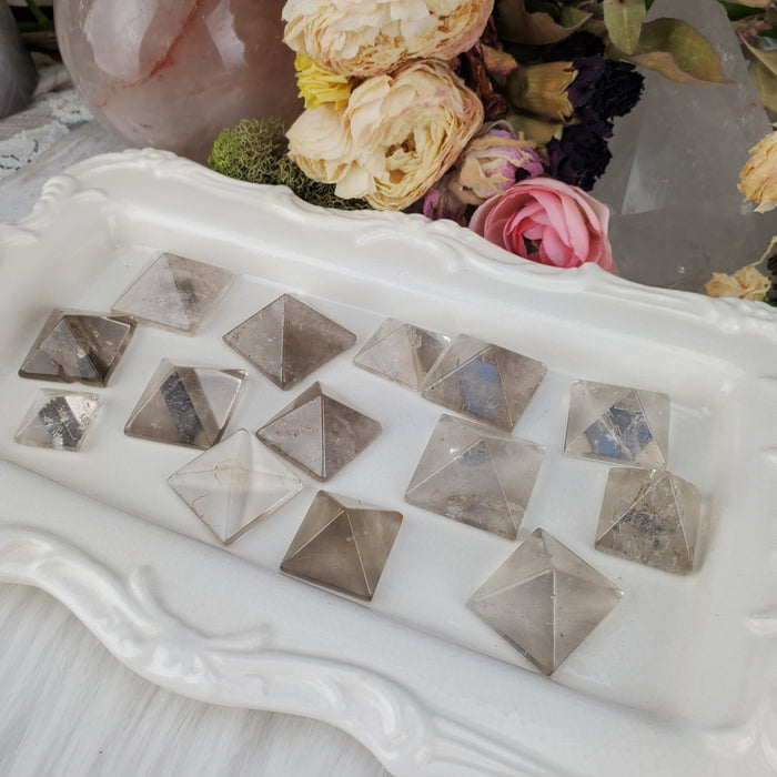 Smoky Quartz Pyramids