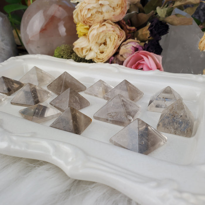 Smoky Quartz Pyramids