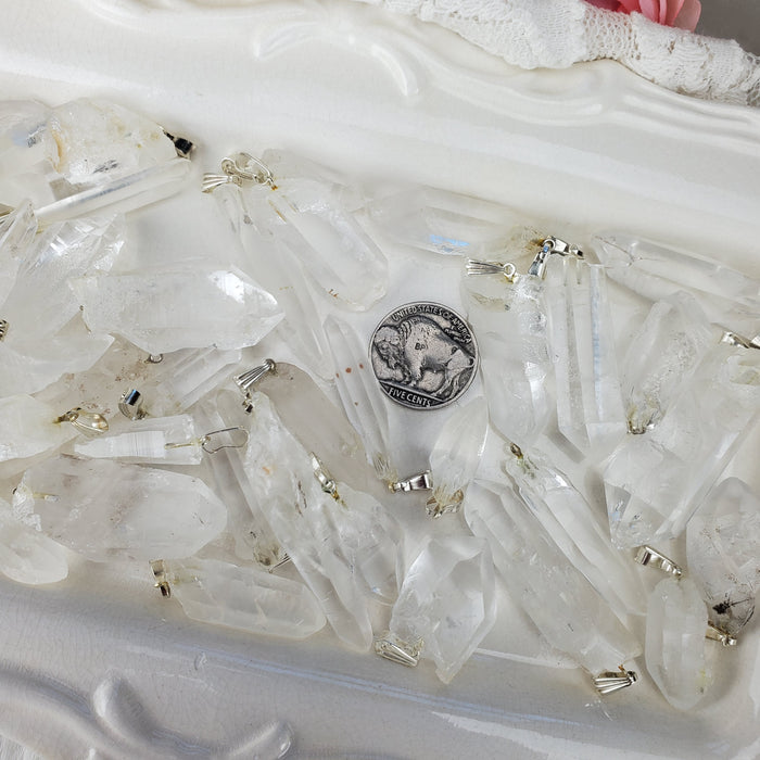 Quartz Points, pendants