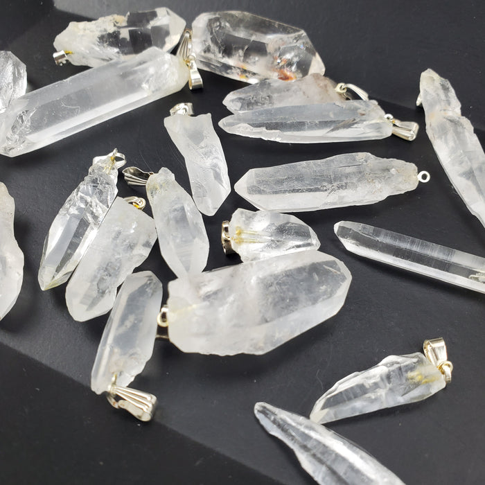 Quartz Points, pendants