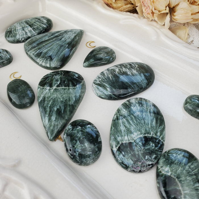 Seraphinite Cabochons